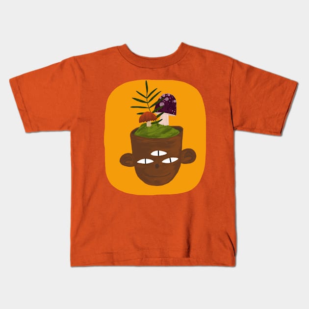 pot head Kids T-Shirt by Zoey Delia